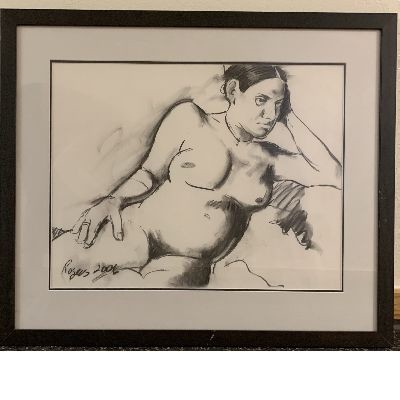 Bryon Rogers Framed Nude