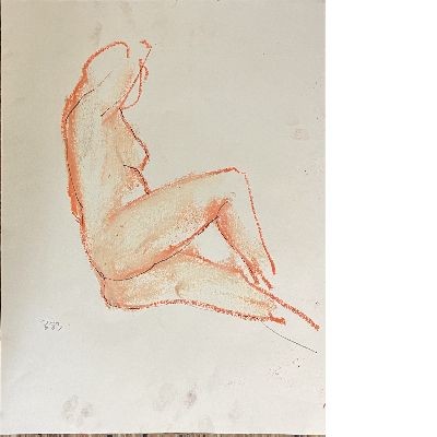 Freeman Butts, Seated Nude