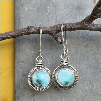 Whitewater Turquoise Earings