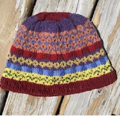Hand Knitted Shetland Hat